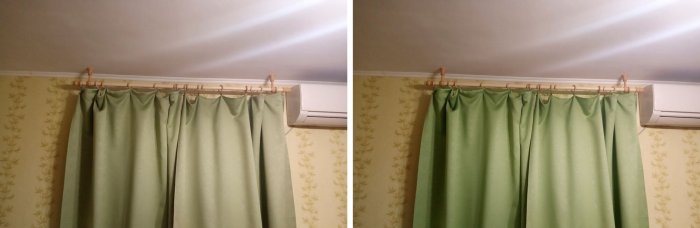 Химчистка зеленых штор